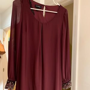 A. Byer Dress with Cuff detailing